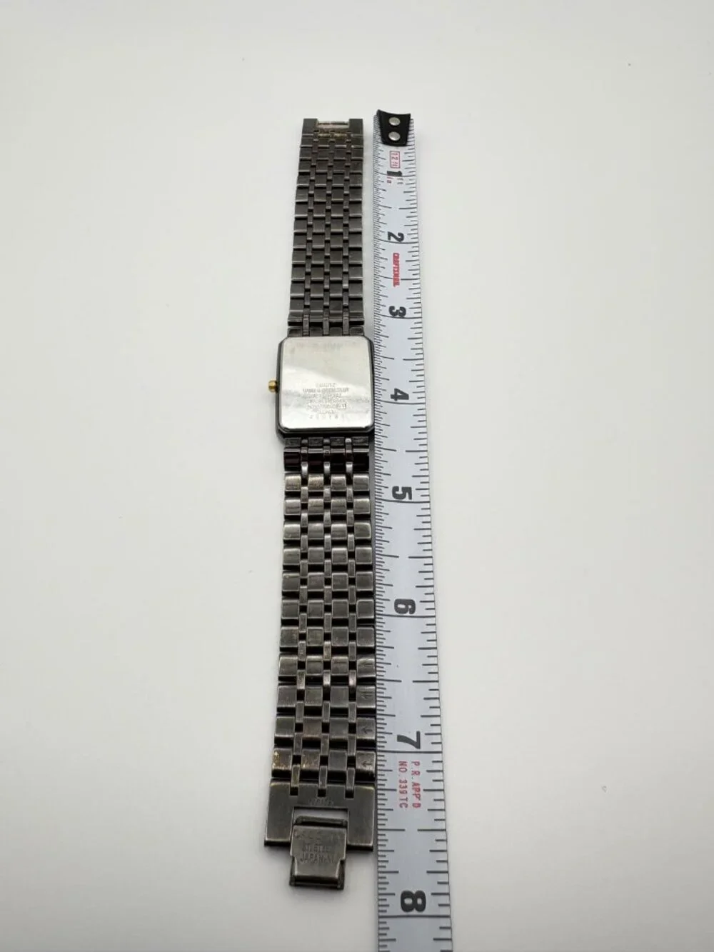 Vintage Seiko Lassale Two Tone Rectangular Quartz Watch Roman Dial New Battery